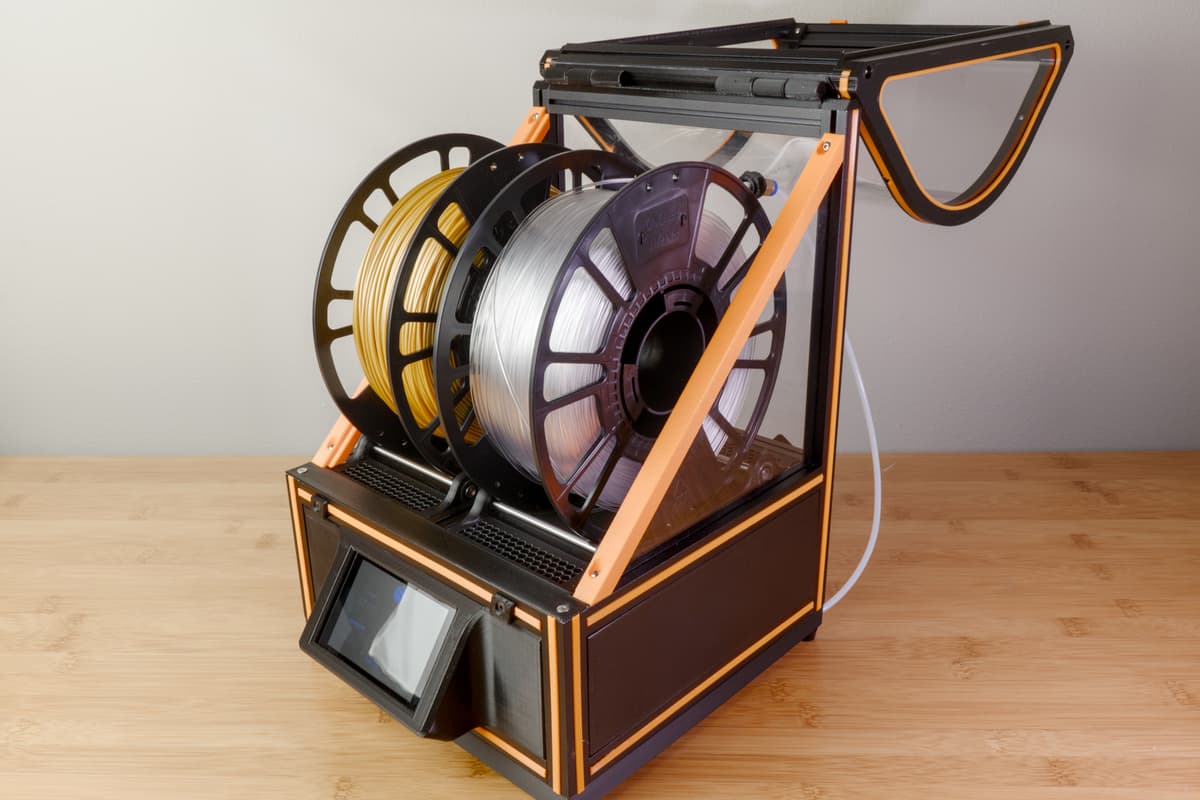 Proof Of Print Filament Dryer Prototype - Open View